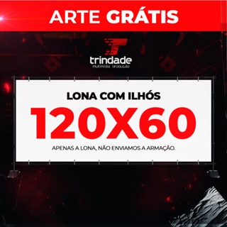 Banner Faixa Lona 120X 60 Cm 300gr