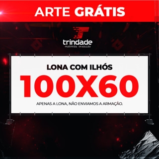 Banner Faixa Lona 100X 60 Cm 300gr