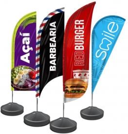 WIND BANNER GRANDE COMPLETO