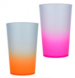 Copo Festa 480 ml (Branco com Degradê)