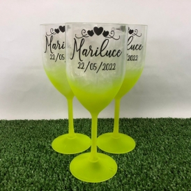 Taça de Vinho 350 ml (Cristal c/ Degradê)