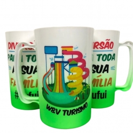 Caneca 350ml (Branca C/ Degradê)