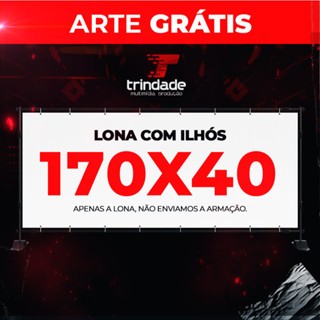 Banner Faixa Lona 170 X 40 Cm 300gr