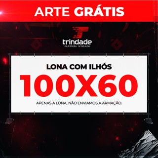 Banner Faixa Lona 100X 60 Cm 300gr