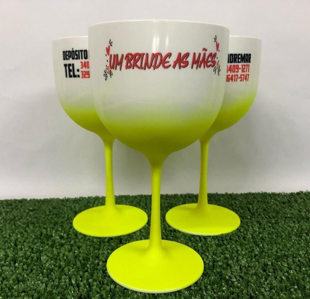 Taça de Gin 550 ml (Branca c/ Degradê)
