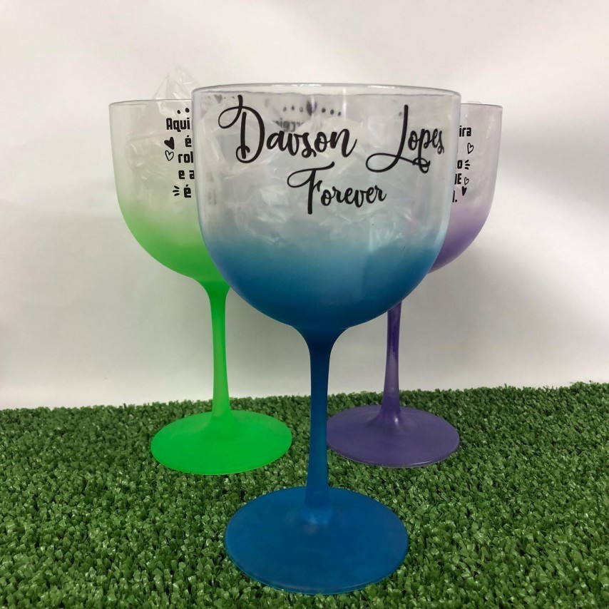 Taça de Gin 550 ml (Cristal c/ Degradê)